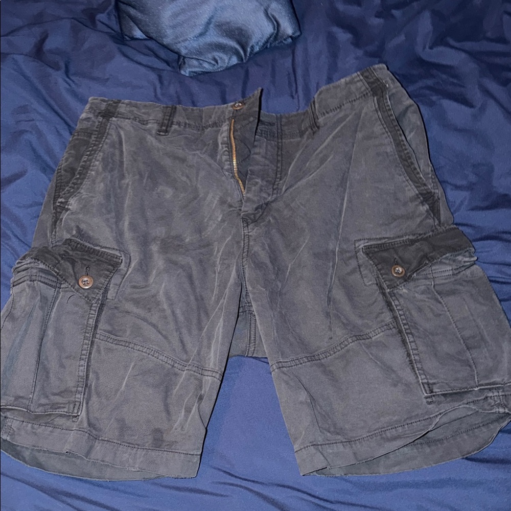 Men's Gray Cargo Shorts